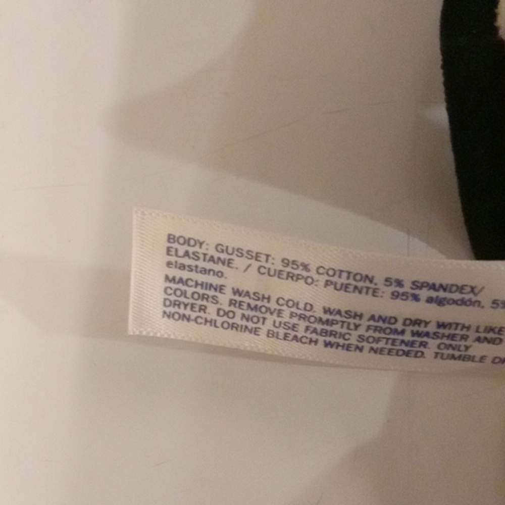 Old Navy Floral Panties - Black and Red - Picture 5 of 5